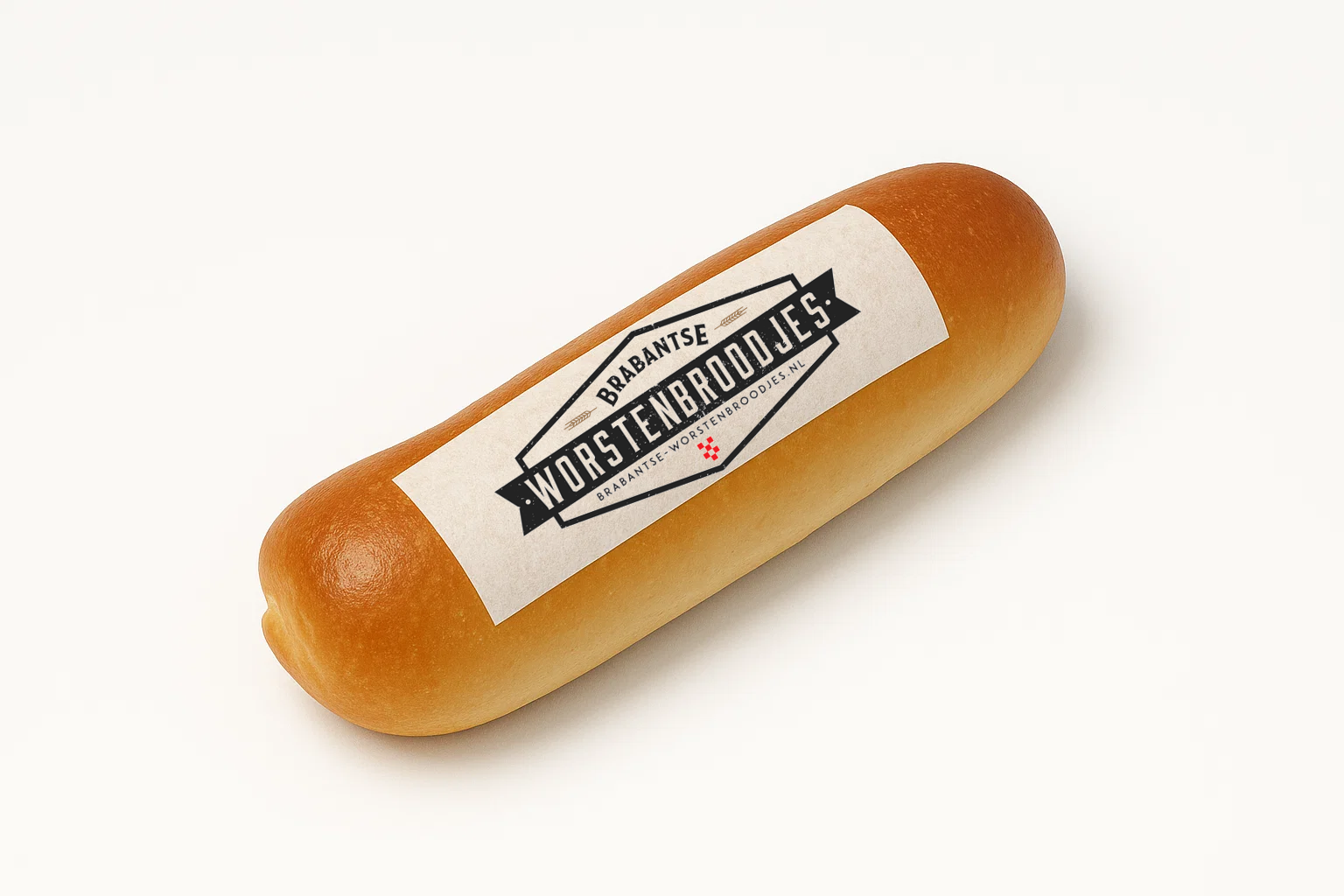 Worstenbroodjes met logo of foto logo worstenbroodjes bestellen